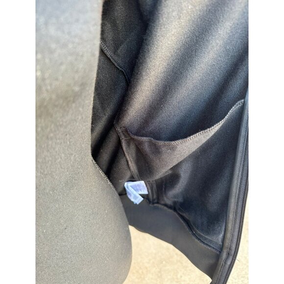 Adidas Primegreen Essentials Warm-Up Slim 3-Stripes Track Jacket Womens Black M - Picture 12 of 13